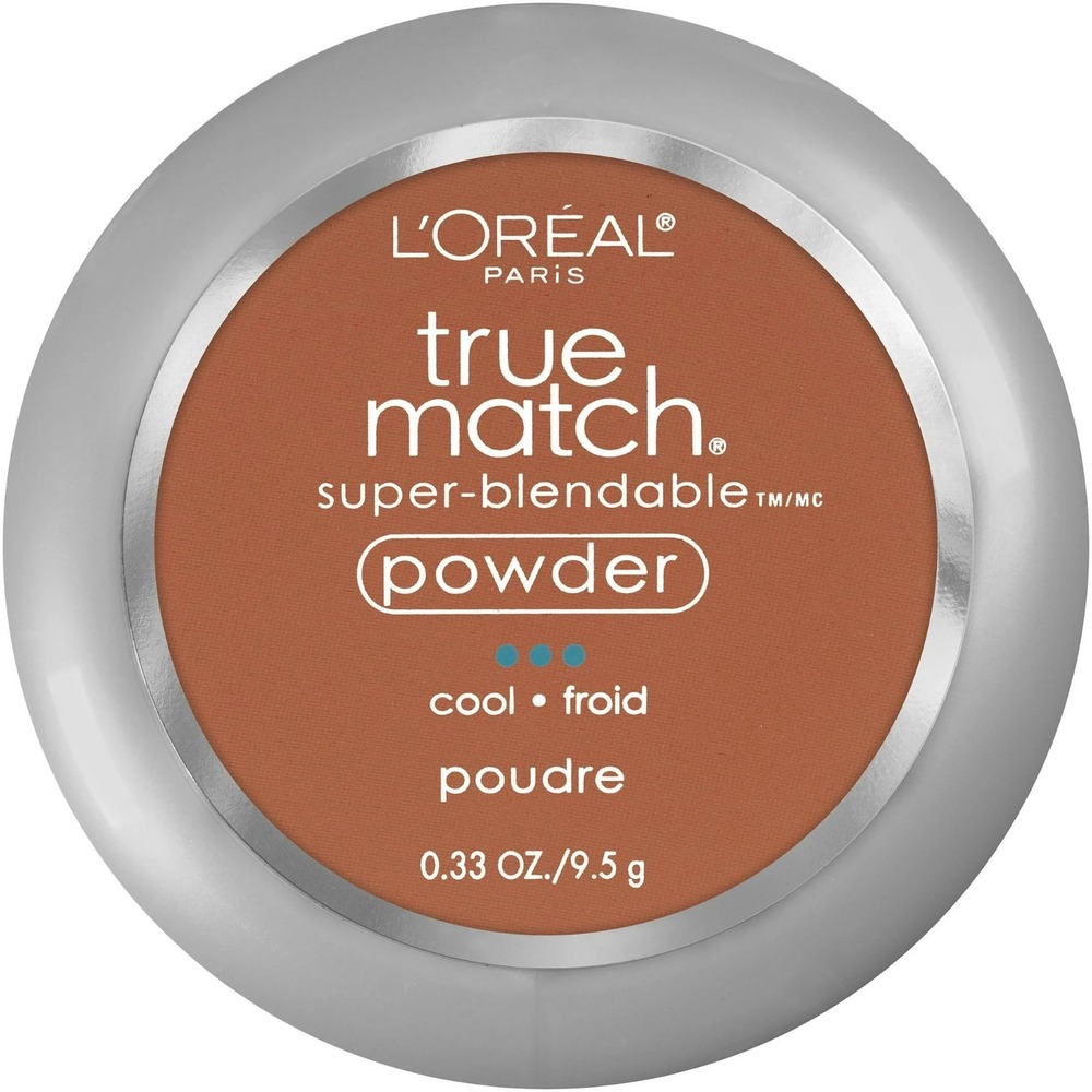 L'Oreal Paris True Match Super Blendable Oil Free Makeup Powder, Nut Brown